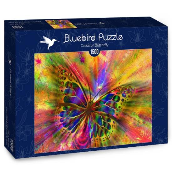 Puzzle Bluebird Papillons Colorés 1500 Pièces
