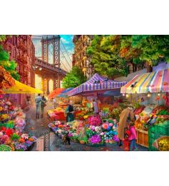 Puzzle Bluebird Marché aux fleurs de Brooklyn 1000 pièces
