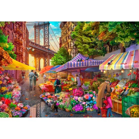 Puzzle Bluebird Marché aux fleurs de Brooklyn 1000 pièces