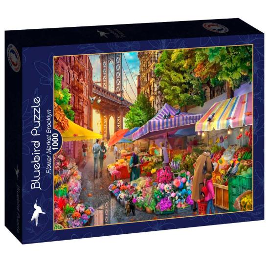 Puzzle Bluebird Marché aux fleurs de Brooklyn 1000 pièces