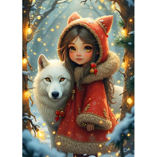 Puzzle Bluebird Mon Ami Le Loup XXL 300 pièces