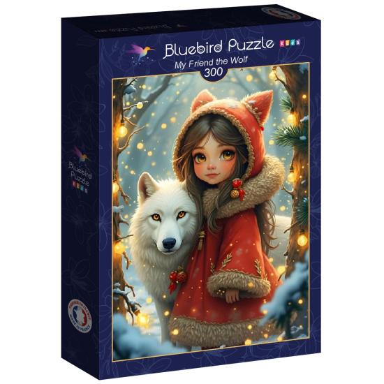 Puzzle Bluebird Mon Ami Le Loup XXL 300 pièces