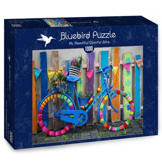 Puzzle Bluebird Mon précieux vélo coloré 1000 pièces