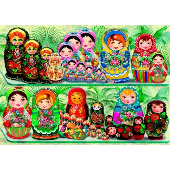 Puzzle Bluebird Poupées Matryoshka 1000 pièces