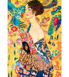 Puzzle Bluebird Femme avec éventail 1000 pièces