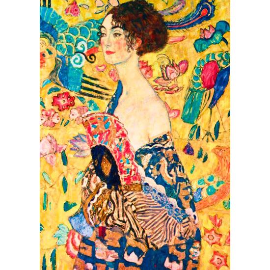 Puzzle Bluebird Femme avec éventail 1000 pièces