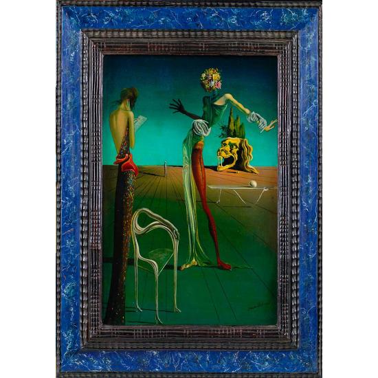 Puzzle Bluebird Femme à tête de roses 1000 pièces