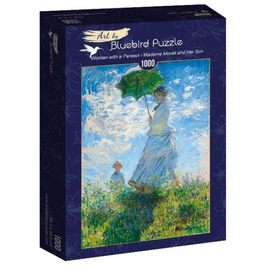 Puzzle Bluebird Femme avec Parapluie 1000 pièces