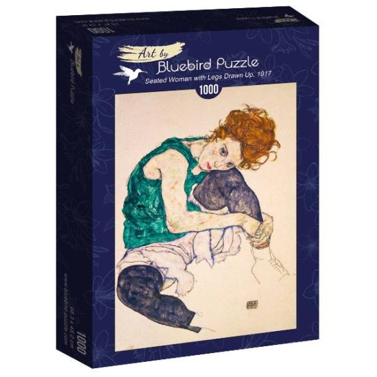 Puzzle Bluebird Femme assise appuyée sur ses genoux de 1000 Puzzle Bluebird Femme assise appuyée sur ses genoux de 1000