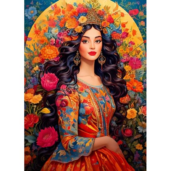 Puzzle Bluebird Muse Des Fleurs 500 pièces