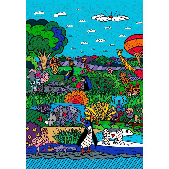 Puzzle Bluebird Nature 1000 pièces