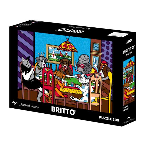 Puzzle Bluebird Soirée Jeux 500 pièces