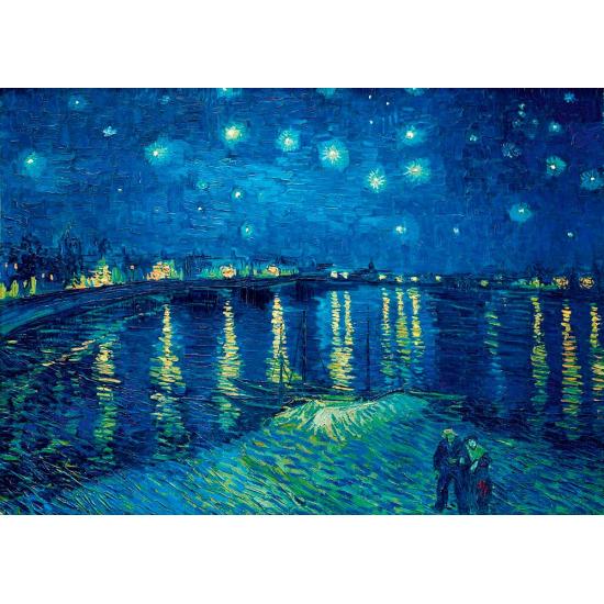 Puzzle Bluebird Nuit étoilée sur le Rhône 1000 pièces
