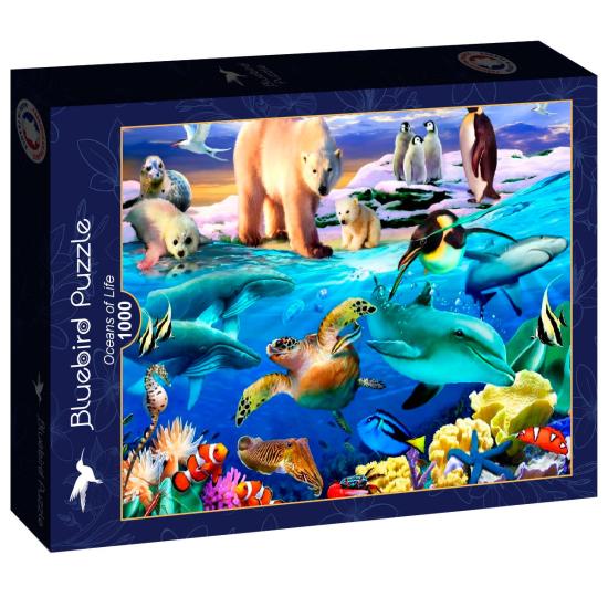 Puzzle 1000 pièces Bluebird Oceans of Life