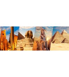 Puzzle Bluebird 'Égypte, Louxor Et Gizeh Panoramique 1000 Pièces