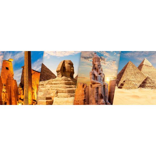 Puzzle Bluebird 'Égypte, Louxor Et Gizeh Panoramique 1000 Pièces