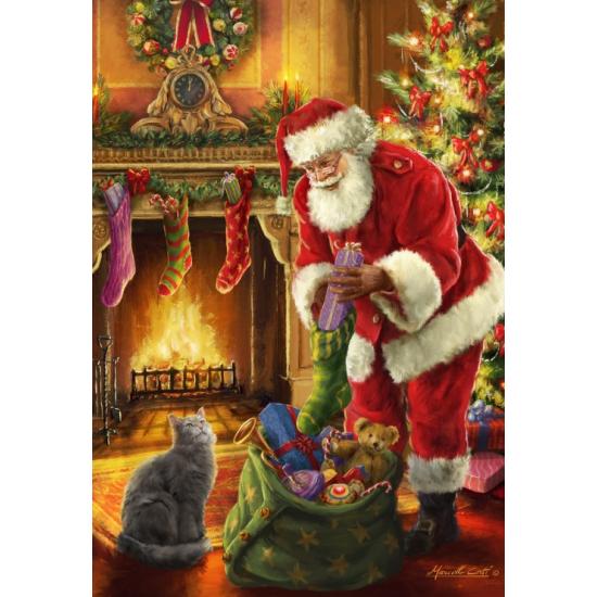 Puzzle Bluebird Le Père Noël est Arrivé de 1000 pièces Puzzle Bluebird Le Père Noël est Arrivé de 1000 pièces