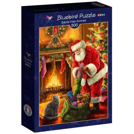 Puzzle Bluebird Le Père Noël est Arrivé de 500 pièces Puzzle Bluebird Le Père Noël est Arrivé de 500 pièces