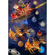 Puzzle Bluebird Santa Is Coming 1500 pièces