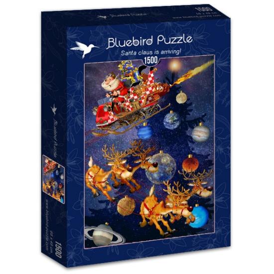 Puzzle Bluebird Santa Is Coming 1500 pièces