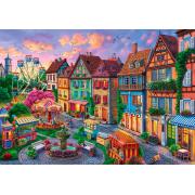 Puzzle Bluebird Parc D'Attractions En Ville 1000 pièces