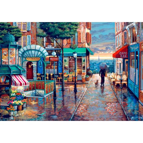 Puzzle Bluebird Promenade sous la Pluie 1000 pièces