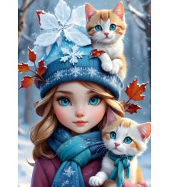 Puzzle Bluebird Promenade Hivernale XXL 300 pièces