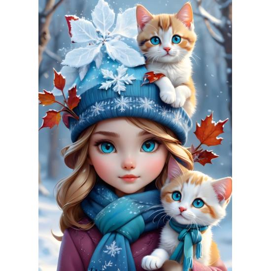 Puzzle Bluebird Promenade Hivernale XXL 300 pièces Puzzle Bluebird Promenade Hivernale XXL 300 pièces
