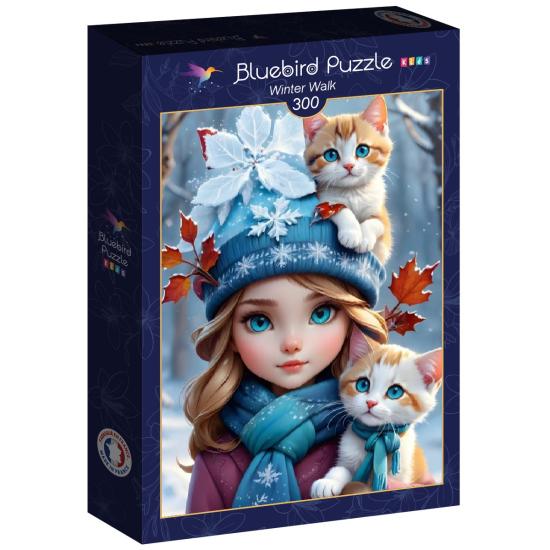 Puzzle Bluebird Promenade Hivernale XXL 300 pièces Puzzle Bluebird Promenade Hivernale XXL 300 pièces