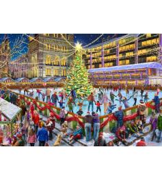 Puzzle Bluebird Patinage De Noël 1000 pièces