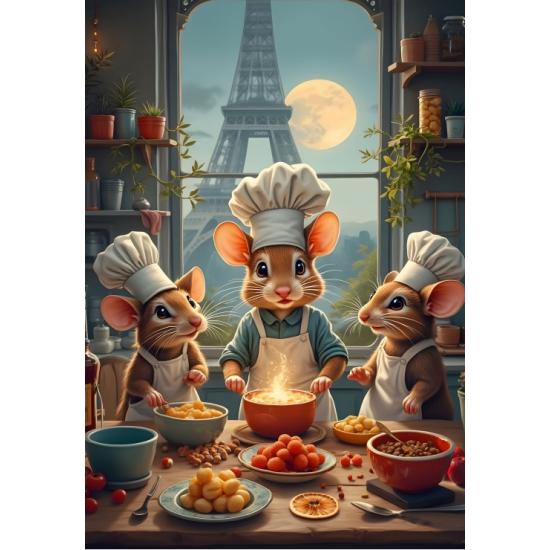 Puzzle Bluebird Petits Chefs de Paris 1000 pièces