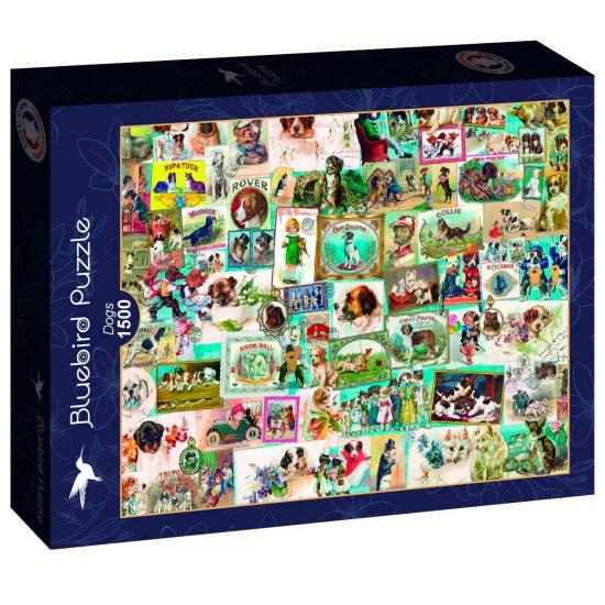 Puzzle Chiens Bluebird 1500 pièces