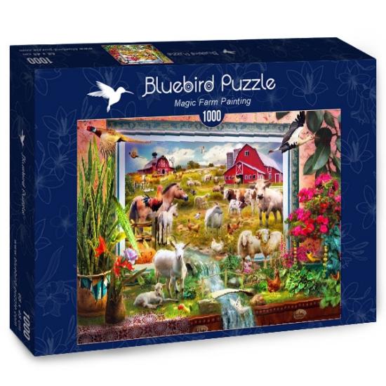 Bluebird Magical Farm Peinture Puzzle 1000 pièces