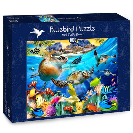 Bluebird Beach Turtle Puzzle 1000 pièces