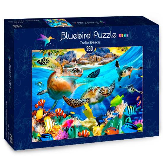 Puzzle tortue de plage Bluebird 260 pièces