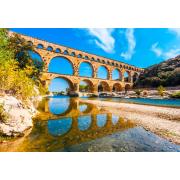 Bluebird Pont du Gard, France Puzzle 1000 pièces