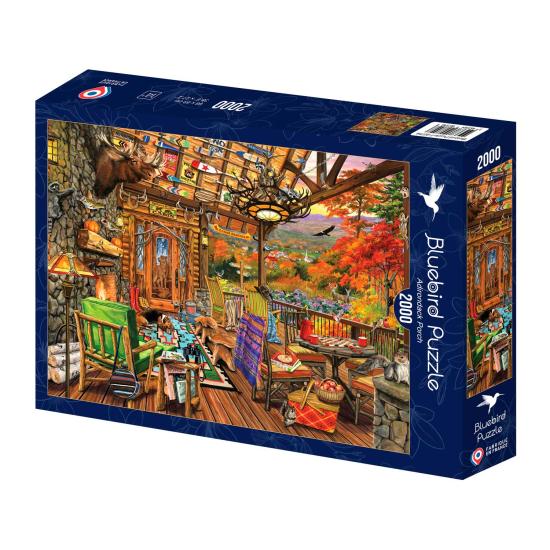 Puzzle Bluebird Porche des Adirondacks 2000 pièces Puzzle Bluebird Porche des Adirondacks 2000 pièces