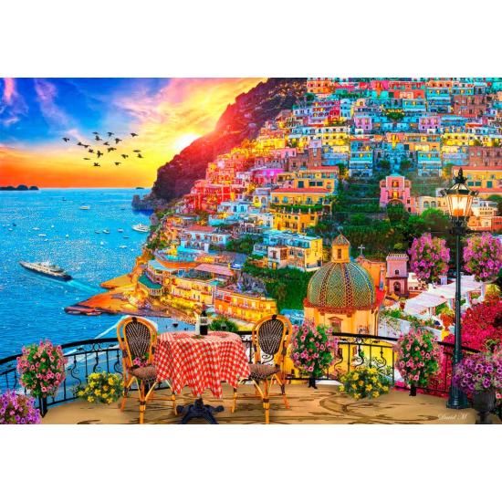 Puzzle Bluebird Positano Italie 1000 pièces