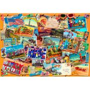 Cartes postales des États-Unis Bluebird Puzzle 1000 pièces