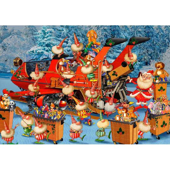 Puzzle Bluebird Préparé Moulage de Noël 1000 Pcs