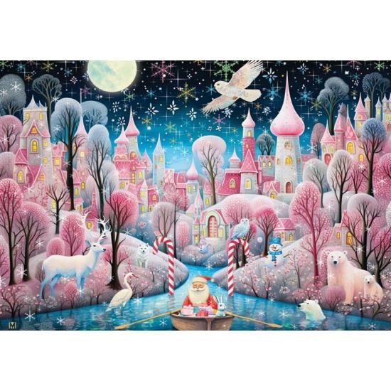 Puzzle Bluebird Village De Noël 1000 pièces