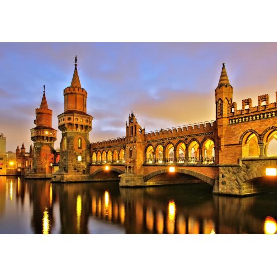 Puzzle Bluebird Pont Oberbaum, Berlin, Allemagne 1000 pièces