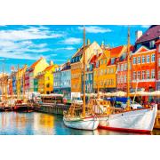 Puzzle Bluebird Port de Nyhavn, Copenhague 1000 pièces