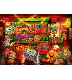Puzzle Bluebird Étal de marché aux fleurs 1000 pièces
