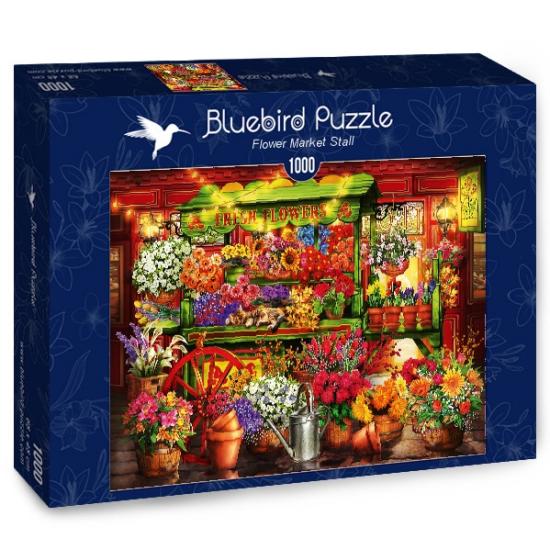 Puzzle Bluebird Étal de marché aux fleurs 1000 pièces
