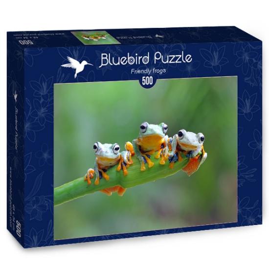 Puzzle Bluebird Friendly Frogs 500 pièces