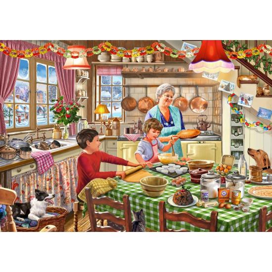 Puzzle Bluebird Pâtisseries De Noël De Grand-Mère 2000 pièces