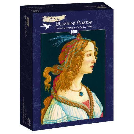 Puzzle Bluebird Portrait de femme idéalisé 1000 pièces