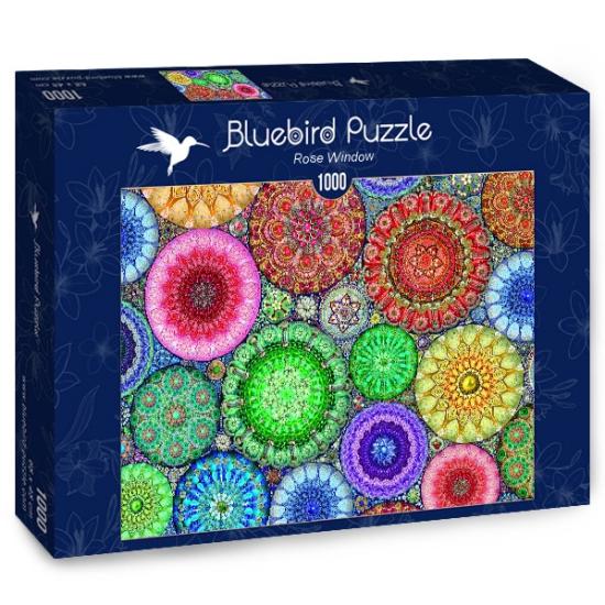 Puzzle Bluebird Rosette 1000 pièces