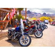 Oatman Bluebird Rt66 Motos Puzzle 1000 pièces